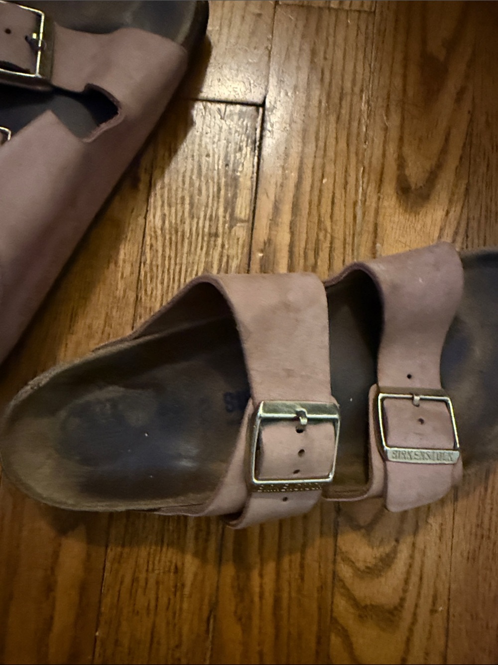 Birkenstock Arizona Sandals in Big Buckle in Blush - Picture 3 of 3